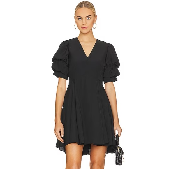 1. State Dresses & Skirts - 1 State/Revolve Size XL Tiered Bubble Sleeve Dress